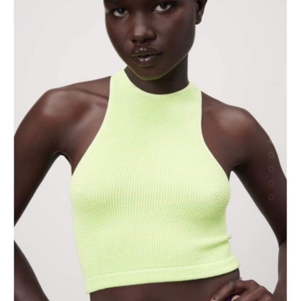 Zara Seamless Halter Top: M-L